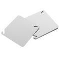 thumbnail image 1 of ELAYARD 8pcs Square Outlet Box Cover Plate Metal Silver Custom Drilling For Electrical Panels Home, 1 of 7