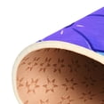 thumbnail image 6 of Purple Blossoms 63''x48'' Plush Memory Foam Bath Mat, Soft, Absorbent, Non Slip, Durable, 6 of 7