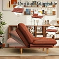 thumbnail image 4 of Homall Canapé-lit Futon avec Dossier Réglable et Accoudoirs Réglables sur Cinq Positions, Idéal pour les Petits Espaces comme le Salon Ou le Bureau., 4 of 7