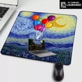 thumbnail image 3 of Small Mouse Pad Cartoon Van Gogh Illustration Pc Gamer Cabin, 3 of 7
