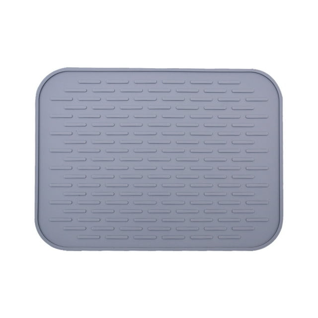 Tyeign Placemat Clearance Silicone Drain Mat Heat Insulation Kitchen Table Mat Gray, Kitchen Mat Clearance Sale