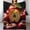 Freshly cut red appleblanket 30"x40" 1, variant on NIANHE Little monkey banana blanket, comfortable and soft, warm casual blanket, printed design, winter sofa dormitory home decoration, must-have travel product. Size is 50x60 inches.