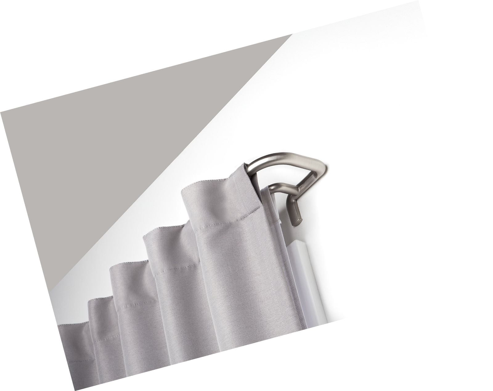 Umbra Twilight Double Curtain Rod Set Wrap Around Design Is Ideal