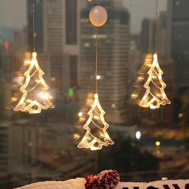 Lumières de Noël, décoration de Noël Lampe suspendue USB Rideau