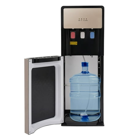 Champaign Gold PP Water Dispenser Bottom Loading Water Cooler for 5 Gal Bottles with Indicator Lights