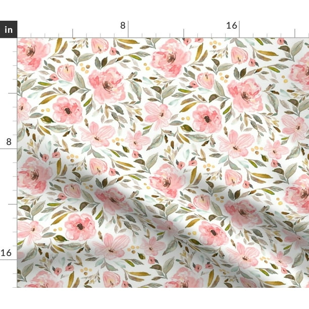 Spoonflower Fabric Bloom Sweet Garden Room Toddler Printed on Petal