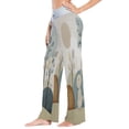 thumbnail image 2 of Medium Women's Comfy Casual Pajama Pants Stretch Fabric Suitable for Yoga Pants Hippie Pants，The Best Holiday Gifts for Women Simple Sketch Of A Rabbit, 2 of 7