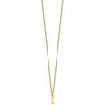thumbnail image 2 of Avariah Diamonds Solid 10KY Yellow Gold Cutout Letter I Initial Necklace - 18" Chain, 2 of 6