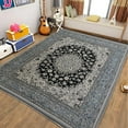 thumbnail image 2 of Area Rug Rectangle Carpet, Traditional Style Floral Pattern Printed Pattern Area Rugs, Distressed Design Washable Rugs, With Nonslip Backing Carpet, For Indoor Bedroom Living Room Home Office, 2 of 7