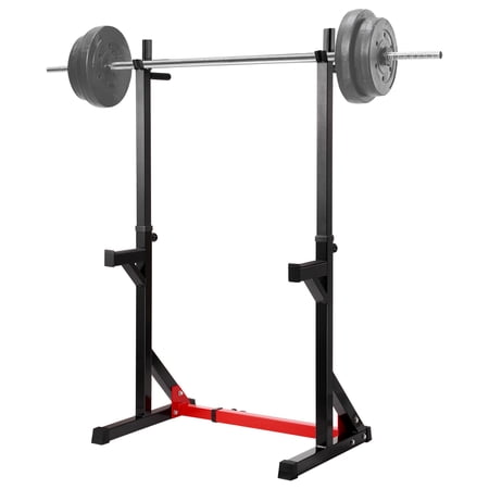 Ollieroo Multi-function Barbell Rack Dip Stand Gym Family Fitness Adjustable Squat Rack Weight Lifting Bench Press Dipping Station