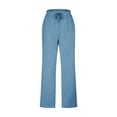 thumbnail image 4 of CaiJunJia Clearance No Boundaries 2 Pack Wide Leg Sweatpants for Women 2024 Casual Baggy Fleece High Waisted Joggers with Pockets, 4 of 6
