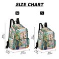 thumbnail image 2 of FORMRS Mini Backpack Purse for Women Quilted Travel Daypack Casual Shoulder Bag, Window Scene, 2 of 7