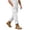 A-White, variant on LONKITO Cargo Pants for Men, Lightweight Multi Pockets Outdoor Hiking Pants Elastic Waist Straight Leg Work Pants, Size XL