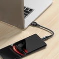 thumbnail image 3 of Cable USB-C ultracorto portátil de carga rápida de 0,25 m, cable USB tipo C de 3 A y 40 W, cable de datos USB C para teléfonos Huawei y Xiaomi, Power BankScvvd, 3 of 4