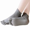 thumbnail image 1 of Solid Color Toe Socks (Adult Medium - Women's Shoe Sizes 5-10), 1 of 8