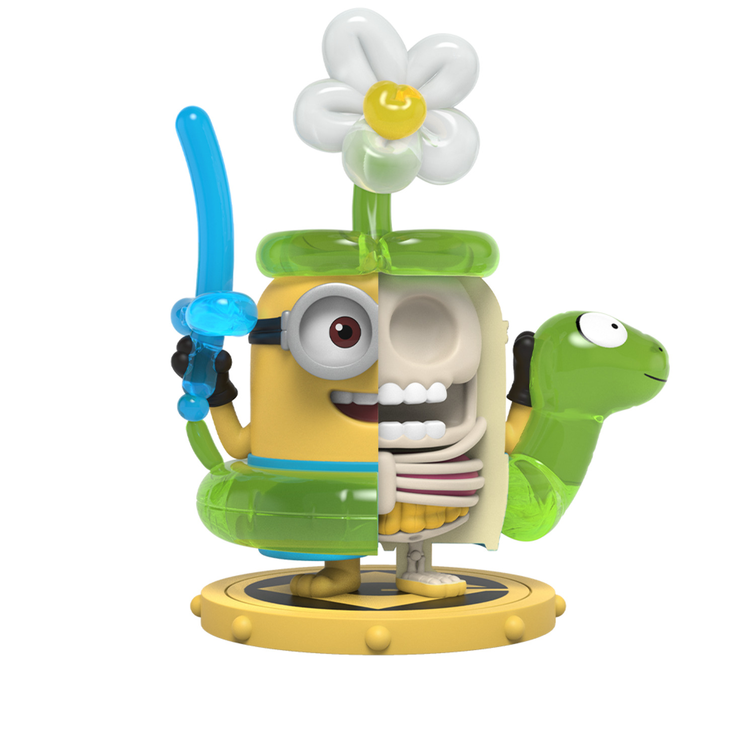 Mighty Jaxx Freeny's Hidden Dissectibles Minions (Vacation Edition) | Blind Box Toy Collectible Figurines | One Pack - Contains One Random Figure
