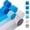 blue gradient, variant on Blue and White Streamers, 2.2" x 123 Ft, 6 Rolls Crepe Paper Streamers Party Supplies for Under The Sea Shark Ocean Themed Birthday Baby Shower Wedding Graduation Decorations, DIY Crafts