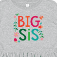 thumbnail image 4 of Inktastic Big Sis Girls Cute Sister Announcement Girls Toddler Dress, 4 of 5