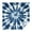 Blue White Tie, variant on Colorful Rainbow Tie Dye Spiral Pattern Square Tablecloth,Waterproof Square Table Cover,Wipeable Spillproof Washable Table Cover for Home Kitchen Party Decor 42"X42"(107x107cm)