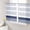 Blue, variant on Brown Stripe Sheer Curtains 45 Inches Length 2 Panels Set, Window Sheer Curtains for Living Room/Bedroom, Modern Rustic Horizontal Brown Striped Light Filtering Rod Pocket Curtain 52''x45''x2