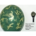 thumbnail image 4 of Globos de camuflaje. 24 por paquete. Látex de alta calidad, tamaño de 12 pulgadas. Perfecto para fiestas o celebraciones temáticas al aire libre, caza o militares., 4 of 5