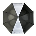 TaylorMade 68inch Auto Open Vented Golf Umbrella, Black/White