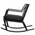 thumbnail image 4 of Real Flame Calvin Fauteuil à Bascule en Aluminium Noir (Ensemble de 2), 4 of 8