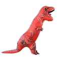 thumbnail image 1 of Traje inflable divertido de dinosaurio de Halloween Tyrannosaurus Rex Traje inflable de dinosaurio musculoso para montar, 1 of 5