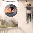 thumbnail image 6 of Elegant Metal Hanging Wind Spinner with Concentric Wave Patterns & Tree Silhouette Perfect for Yard & Garden Decor - Birthday Gift Idea, 6 of 6