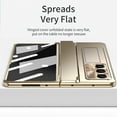 thumbnail image 4 of Case for Samsung Galaxy Z Fold 7, Anti-Scratch Shockproof Glossy PC Ultra Slim Hinge Protection Wireless Charging with Screen Protector Phone Cover for Samsung Galaxy Z Fold 7 - Gold, 4 of 7