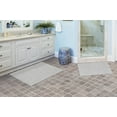 thumbnail image 2 of Garland Rug Queen Cotton Washable Bath Rug Set, 2 Piece Set (17"x24" Bath Rug, & 21"x34" Bath Rug) Platinum Gray, 2 of 5