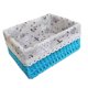 thumbnail image 4 of Cesta de almacenamiento tejida cesta de almacenamiento tejida de escritorio tela rural hermosa práctica multifuncional para baño ANGGREK Otros, 4 of 7