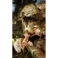 thumbnail image 2 of Henryk Siemiradzki 12x18 Black Ornate Wood Framed Double Matted Museum Art Print Titled - Roman Idyll - Before the Bath (1885-1890), 2 of 5