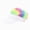 White, variant on Novelty Hair Visor Sun Cap Wig Peaked Baseball Hat with Spiked Hairs(Black,One size)