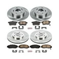 thumbnail image 3 of Power Stop Front and Rear Stock Replacement Brake Pad and Rotor Kit KOE2742, 3 of 8
