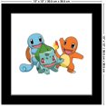 thumbnail image 3 of Gallery Pops Pokemon - Bulbasaur, Charmander, Squirtle Wall Art, Black Framed Version, 12" x 12", 3 of 8