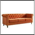 thumbnail image 2 of Chesterfield Velvet Sofa 84.65 inch for Living Room, 2 of 5