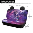 thumbnail image 4 of FUIALDOLG Galaxy Wolf Dreamcatcher Rear Bench Seat Covers for Cars, 2 Piece Dustproof Back Seat Covers Easy to Install Durable Bench Covers for Auto Interior, 4 of 4
