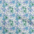 thumbnail image 1 of oneOone Cotton Jersey Dark Green Fabric Asian Floral Fabric For Sewing Printed Craft Fabric By The Yard 58 Inch Wide, 1 of 4