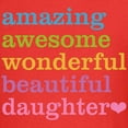 thumbnail image 3 of CafePress - Amazing Daughter Kids Dark T Shirt - Dark T-Shirt Kids XS-XL, 3 of 4