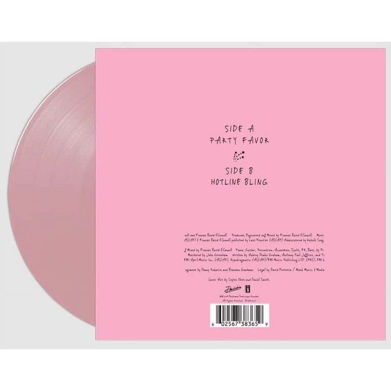 Billie Eilish - Party Favour / Hotline Bling - Pink Colored 7-Inch