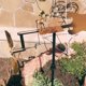 thumbnail image 4 of Molino de viento de guitarrista de metal hecho a mano para jardín o patio | Decoración musical única para exteriores | Acero inoxidable duradero 32x15cm | Llamativas cuchillas hiladas a mano | Fácil, 4 of 8