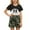 Black, variant on Tiijoy Big Girls Outfits Short Sleeve Crop Top Camisole Camo Cargo Shorts 3Pcs Set, Sizes 9-10