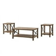 thumbnail image 4 of Home Square 5-Piece Set with 58" Modern TV Stand Coffee Table Set 64" Bookcase, 4 of 22