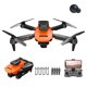 thumbnail image 1 of Dron WJSXC con cámara de cuatro lados para evitar obstáculos, UAV, fotografía aérea, cuadricóptero plegable, cámara doble, dron con control remoto de altura, color naranja, 1 of 6