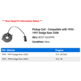 thumbnail image 2 of Pickup Coil - Compatible with 1994 - 1997 Dodge Ram 2500 1995 1996, 2 of 2