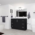 thumbnail image 5 of WOWOW 6-Piece Wall Mounted Bathroom Hardware Set in Black, 5 of 11