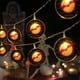 thumbnail image 5 of Decoraciones de Halloween, luces LED de cadena de Halloween, luces de murciélagos, calabazas, demonios, luces intermitentes, decoración navideña, luces de cadena con ambiente de festival fantasma, luc, 5 of 6