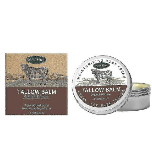 Beef Tallow, Beef Tallow for Skin,Grass Fed Beef Tallow, Organic Beef Tallow Balm Face Moisturizer for All Purpose Balm,Deep Nourishement,Long-lasting