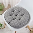 thumbnail image 4 of AuroraX Patio Chair Cushions,Memory Foam Round Thick 16x16 Gray Outdoor Chair Cushions Furniture Replacement Cushions, 4 of 4